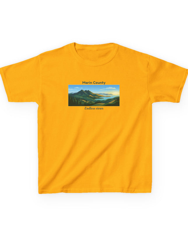 "Marin County - Endless Views" Kids Heavy Cotton Tee