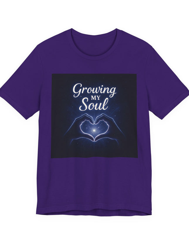 "Growing my soul, blue celestial" Unisex Jersey Short Sleeve Tee