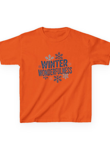 "Winter Wonderfulness" Kids Heavy Cotton Tee