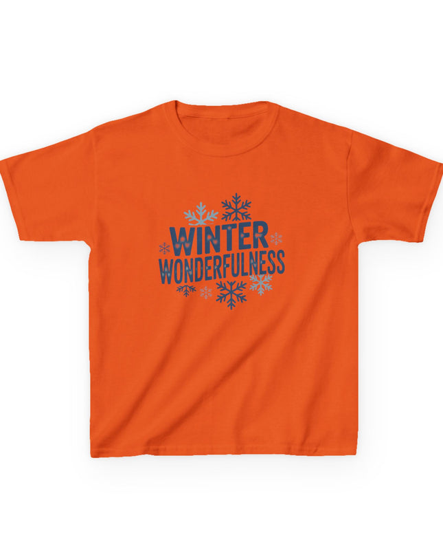"Winter Wonderfulness" Kids Heavy Cotton Tee