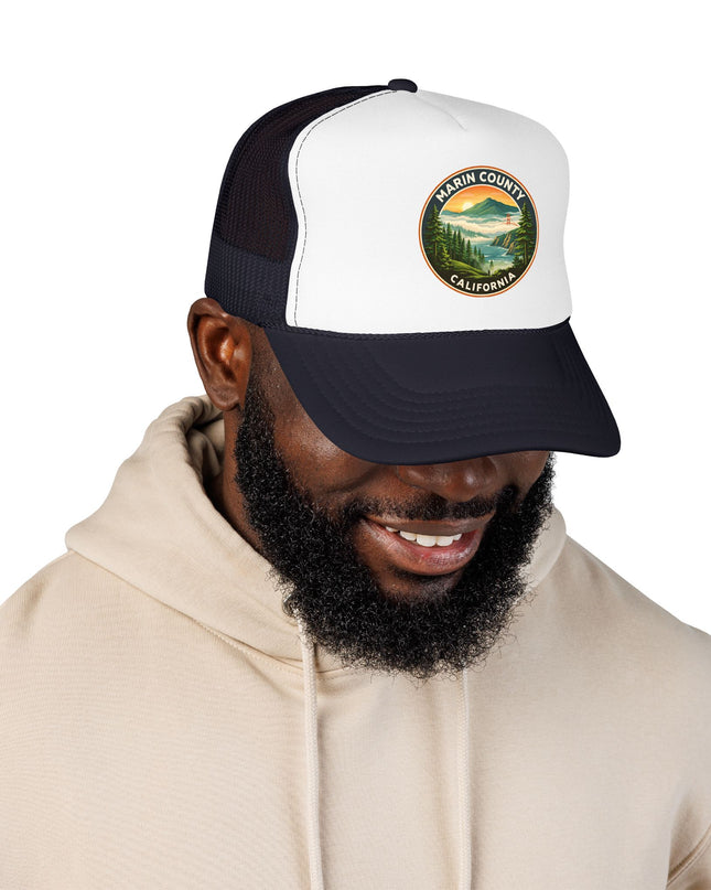 "Marin County, Above the Fog" Foam Trucker Hat