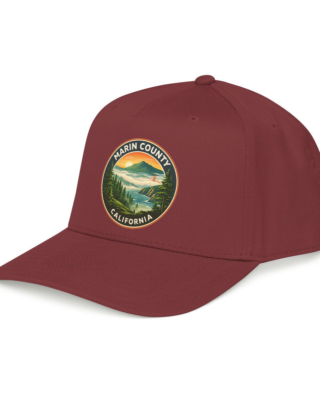 "Marin County, Above the Fog" Mid Profile Baseball Cap