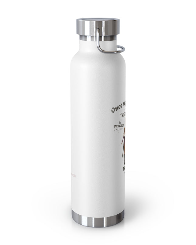 "She Saved Herself" Copper Vacuum Insulated Bottle, 22oz