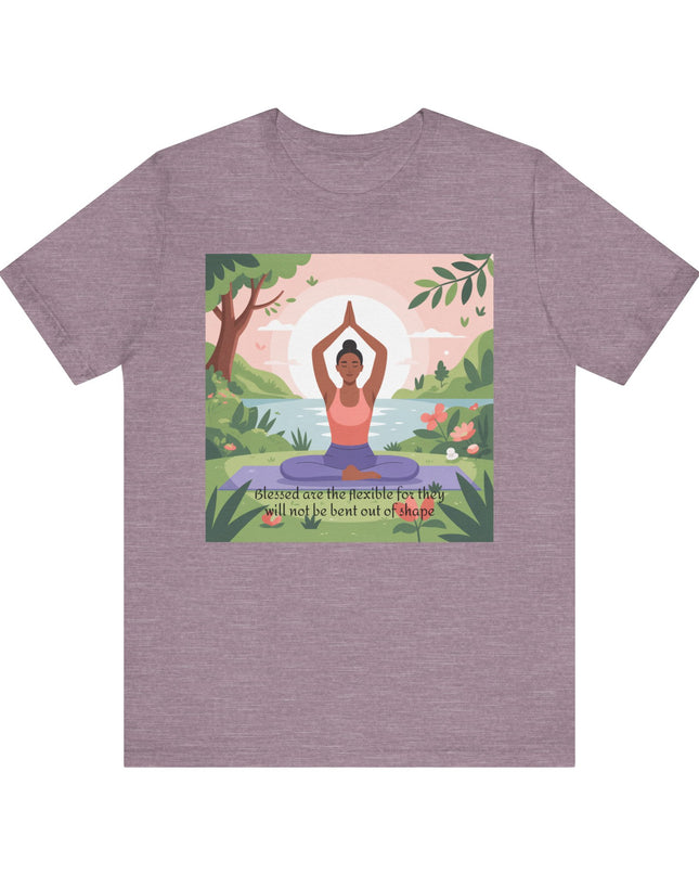 "Blessed are the Flexible" Unisex Short Sleeve Tee