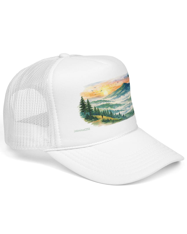 "Marin County, Where the Hills Meet the Sky" Foam Trucker Hat