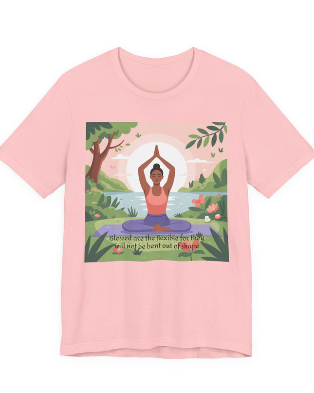 "Blessed are the Flexible" Unisex Short Sleeve Tee