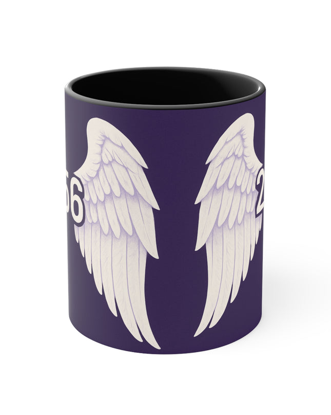 "Fluffy Angel Wing 256" Accent Mug