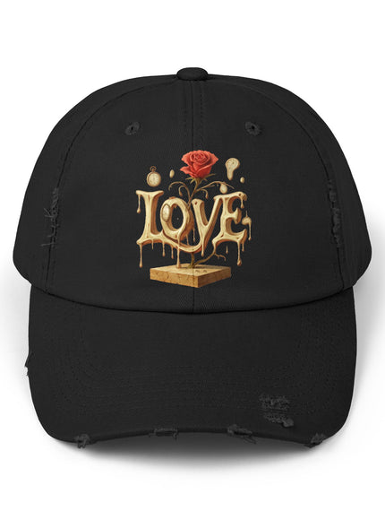 "Love (Salvador Dali)" Unisex Distressed Cap
