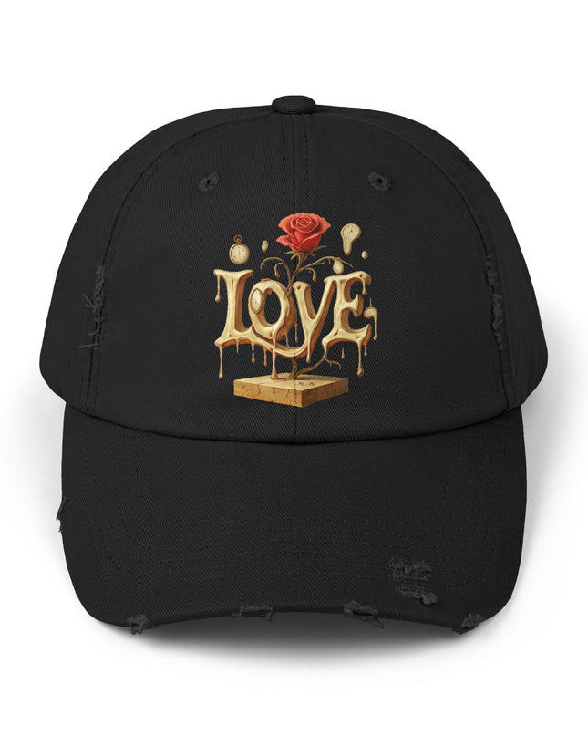 "Love (Salvador Dali)" Unisex Distressed Cap