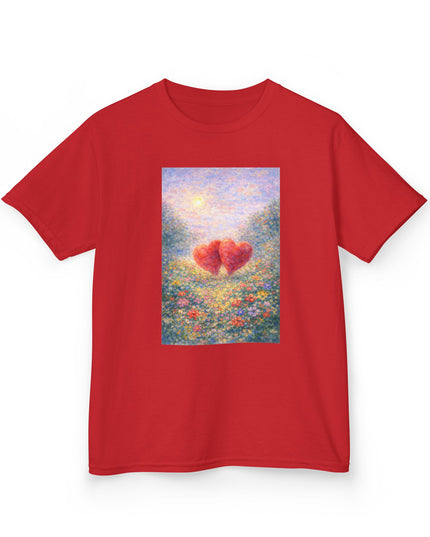 "Valentine's Day - Monet Style" Kids Heavy Cotton Tee