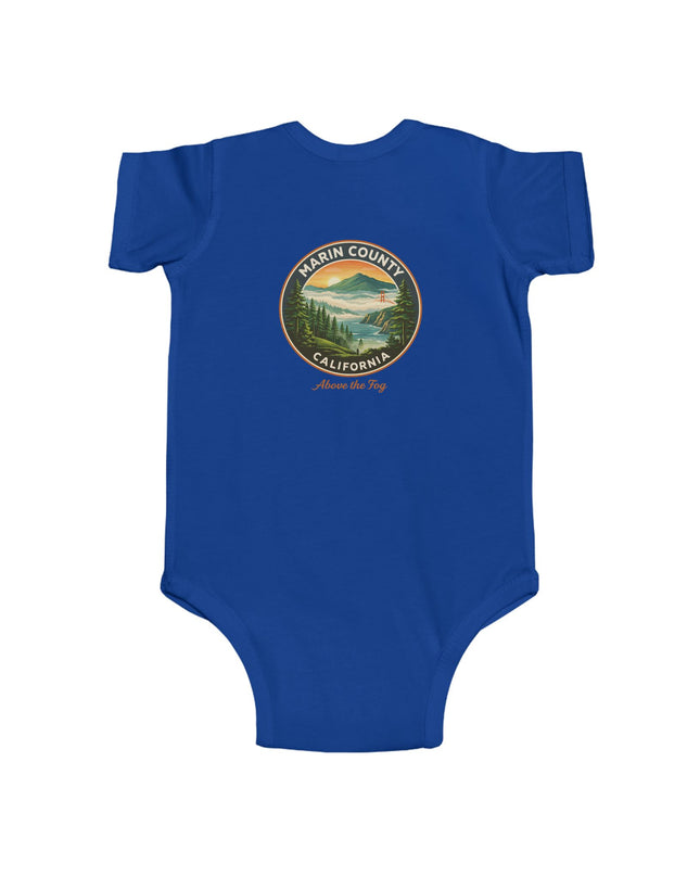 "Marin County, Above the Fog" Infant Fine Jersey Bodysuit