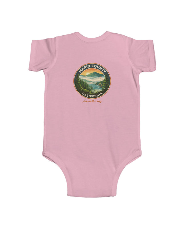 "Marin County, Above the Fog" Infant Fine Jersey Bodysuit