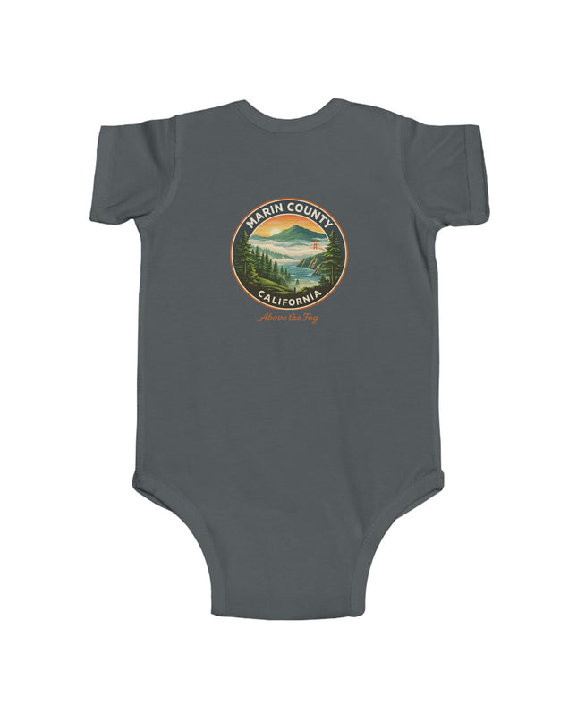 "Marin County, Above the Fog" Infant Fine Jersey Bodysuit