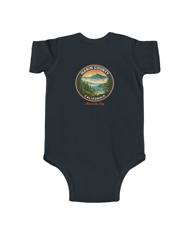 "Marin County, Above the Fog" Infant Fine Jersey Bodysuit