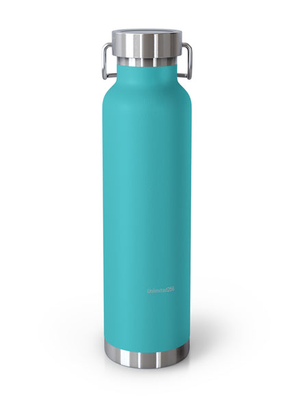 "She Saved Herself" Copper Vacuum Insulated Bottle, 22oz