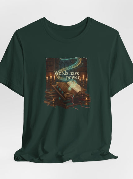 "Words Have Power Unisex Jersey Short Sleeve Tee