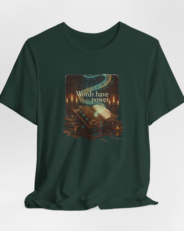 "Words Have Power Unisex Jersey Short Sleeve Tee