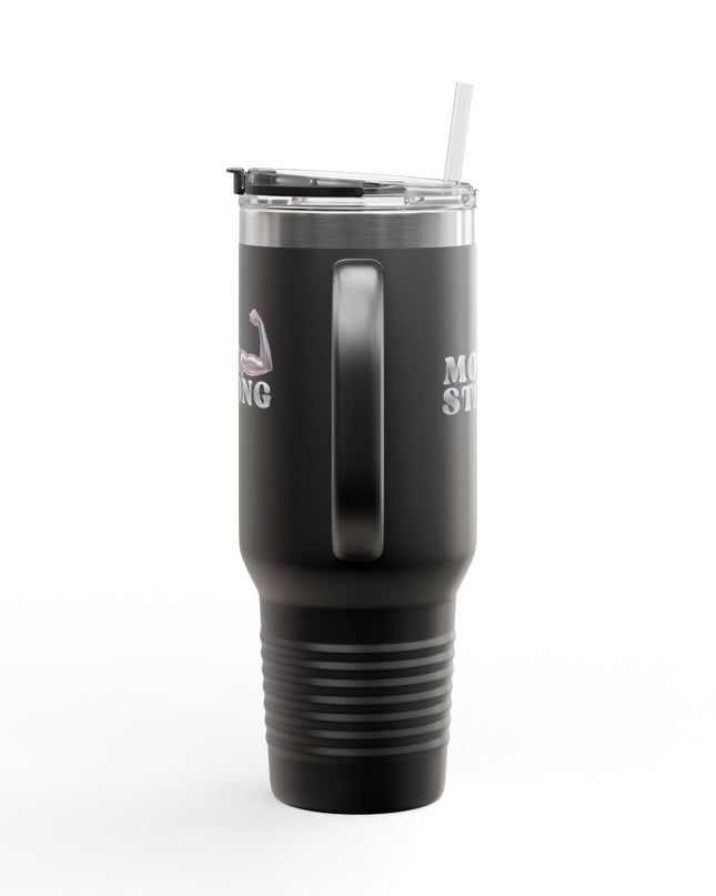 "Mom Strong" Insulated Travel Mug, 40oz