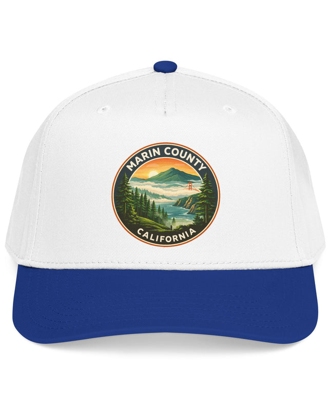 "Marin County, Above the Fog" Mid Profile Baseball Cap