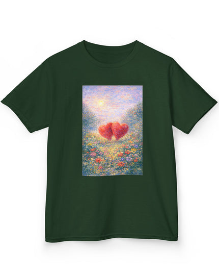 "Valentine's Day - Monet Style" Kids Heavy Cotton Tee