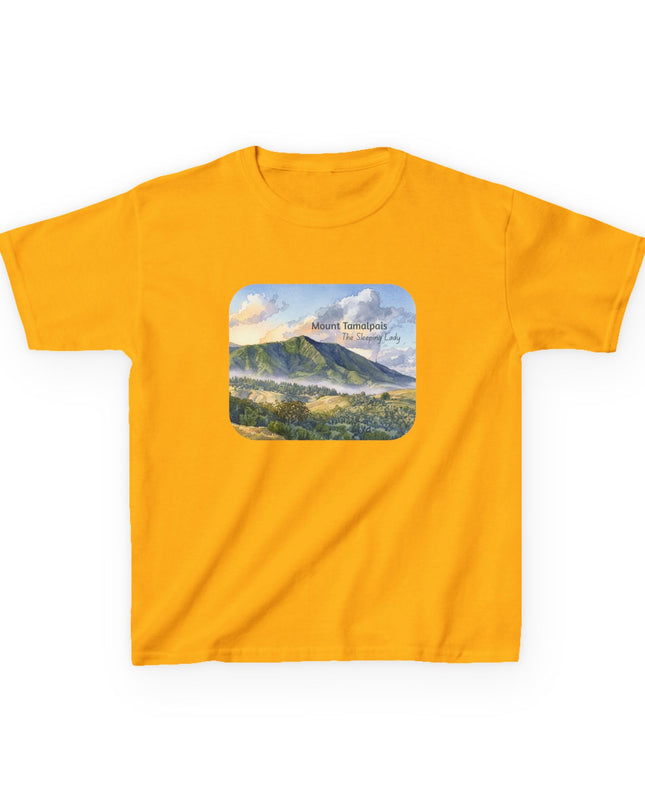 "Mount Tamalpais, the Sleeping Lady" Kids Heavy Cotton Tee