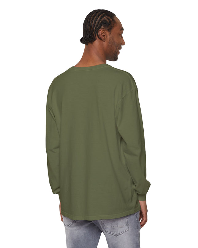 "Tides and Tall Trees" Unisex Garment-dyed Long Sleeve T-Shirt