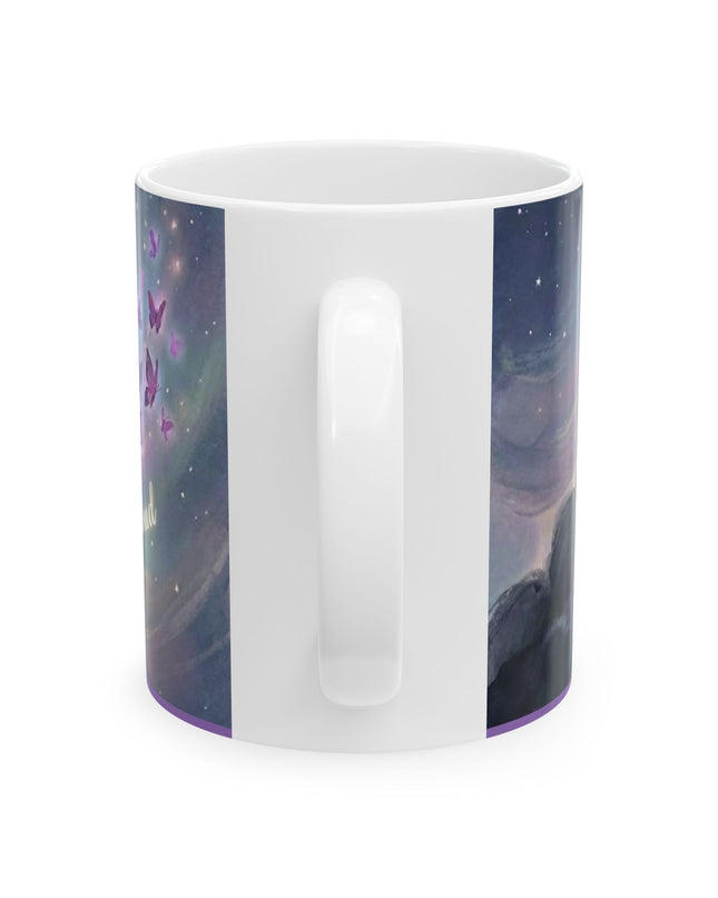 "Be the Rainbow in Someone's Dark Cloud" Ceramic Mug, (11oz, 15oz)