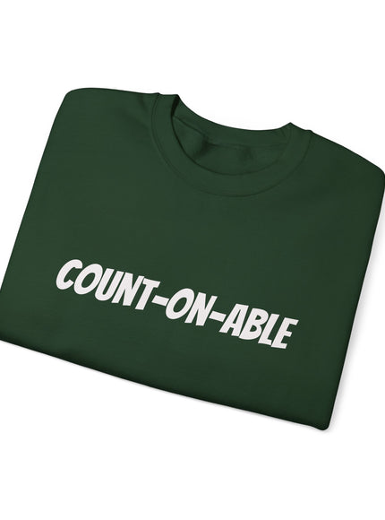 "Count-on-able" Unisex Adult Sweatshirt