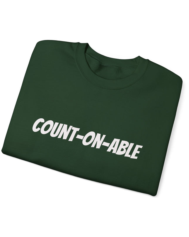 "Count-on-able" Unisex Adult Sweatshirt