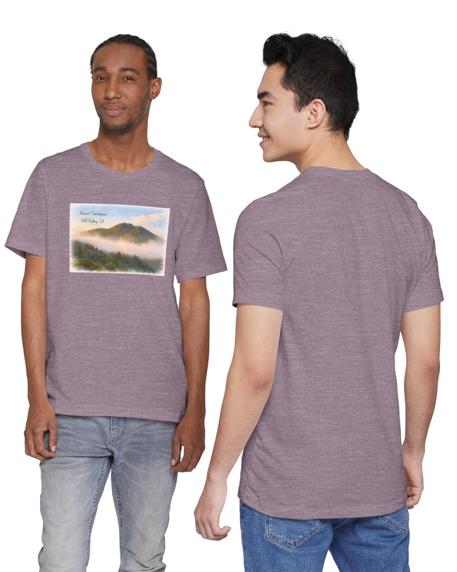 "Mount Tamalpais, Mill Valley, California" Unisex Jersey Short Sleeve Tee