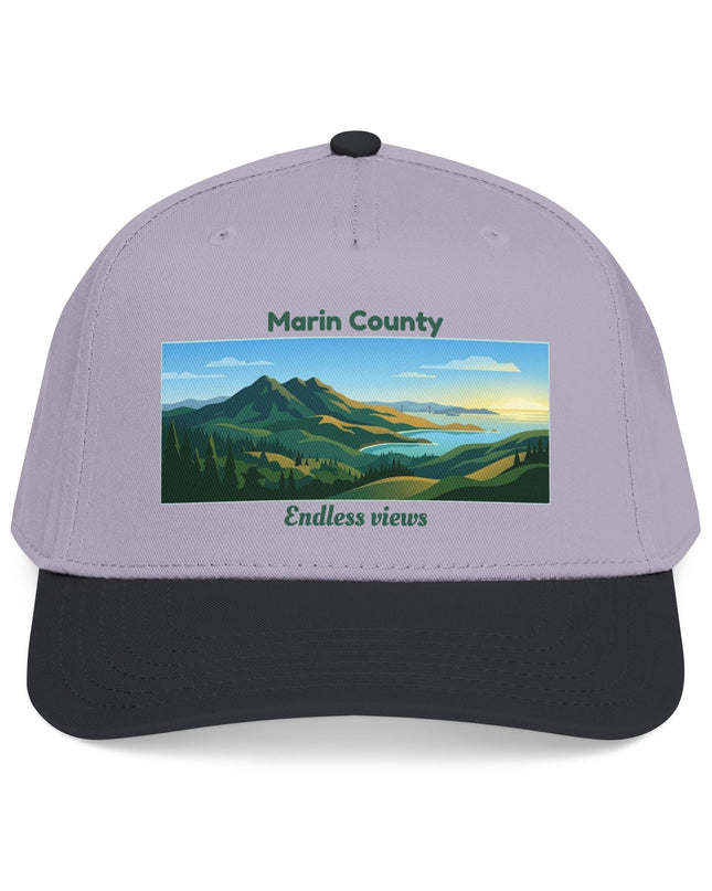 "Marin County - Endless Views" Mid Profile Baseball Cap