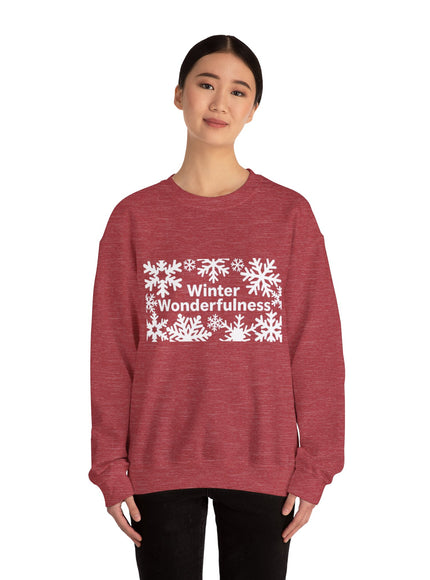 "Winter Wonderfulness" Unisex Adult Sweatshirt