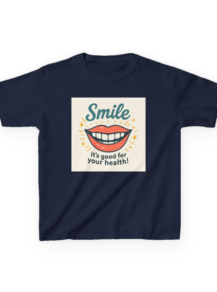 "Smile" Kids Heavy Cotton Tee