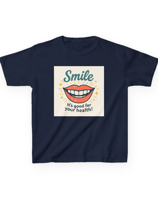 "Smile" Kids Heavy Cotton Tee
