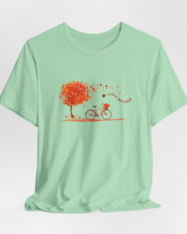 "I Love Autumn" Unisex Jersey Short Sleeve Tee