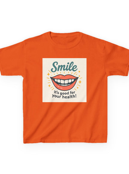 "Smile" Kids Heavy Cotton Tee