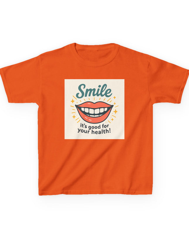 "Smile" Kids Heavy Cotton Tee