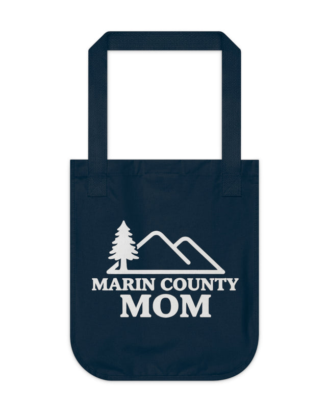 "Marin County Mom" Organic Canvas Tote Bag