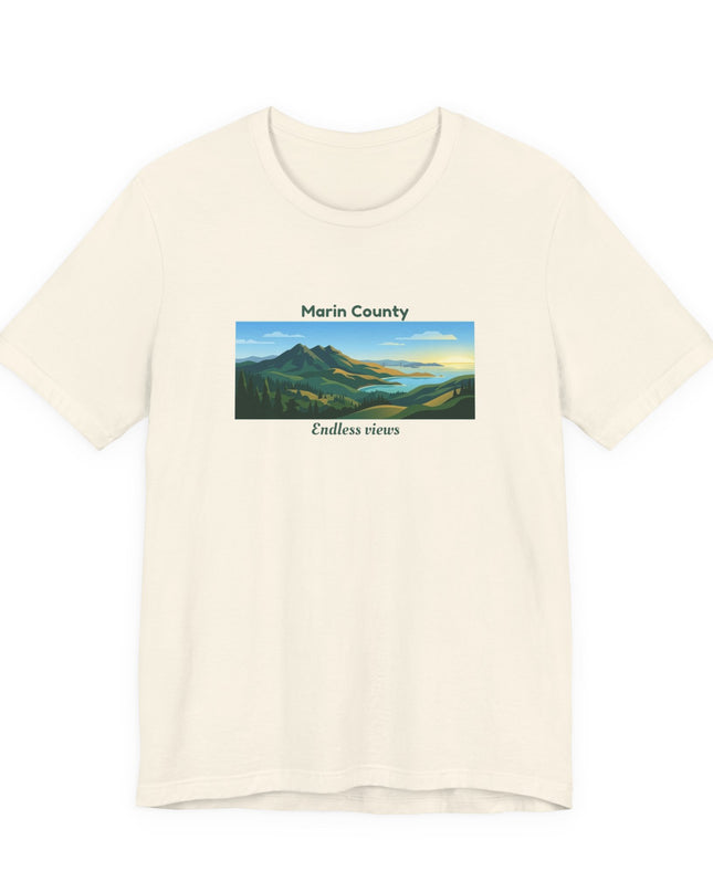"Marin County - Endless Views" Unisex Jersey Short Sleeve Tee