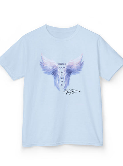 "Trust Your Wings, Not the Branch" Kids Heavy Cotton Tee