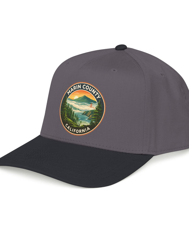 "Marin County, Above the Fog" Mid Profile Baseball Cap