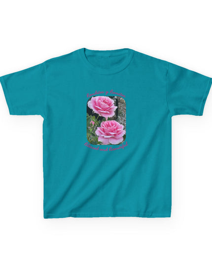 "Blessed and Beautiful" Kids Heavy Cotton Tee