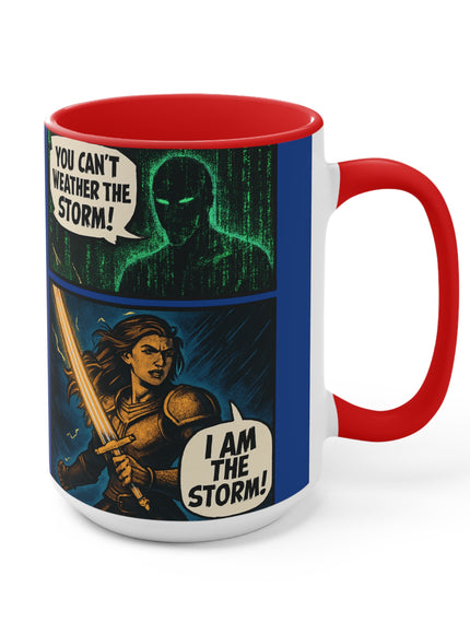 "I Am the Storm" Accent Mug