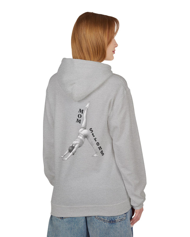 "Mom Strong Pilates" (Darker ink on both sides) Unisex Midweight Softstyle Fleece Hoodie