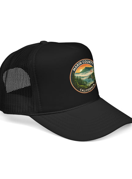 "Marin County, Above the Fog" Foam Trucker Hat