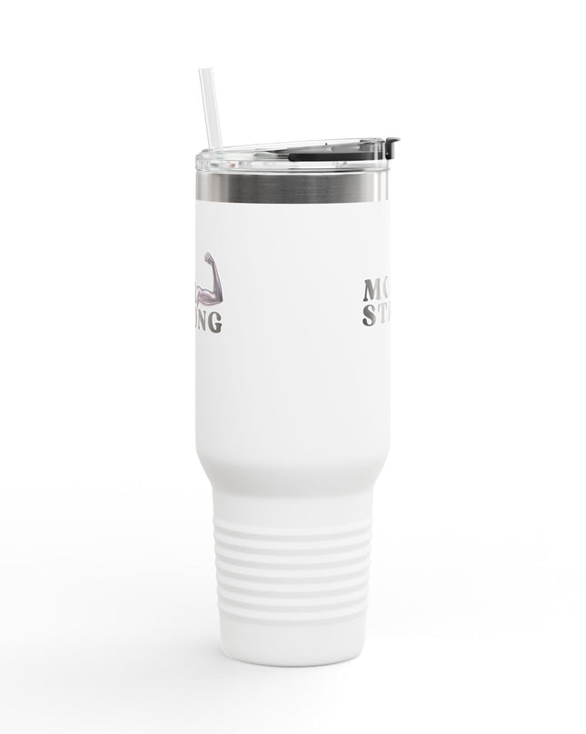 "Mom Strong" Insulated Travel Mug, 40oz