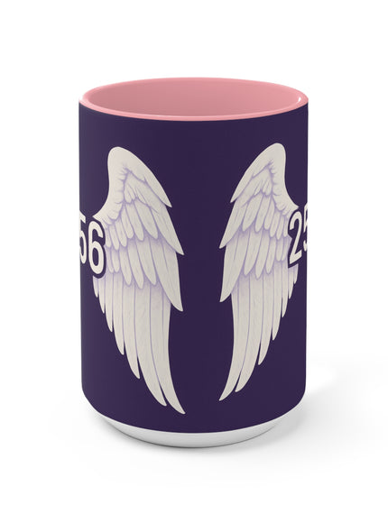 "Fluffy Angel Wing 256" Accent Mug