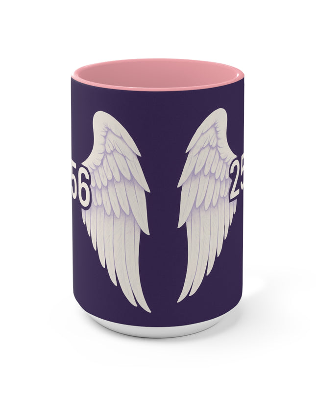 "Fluffy Angel Wing 256" Accent Mug