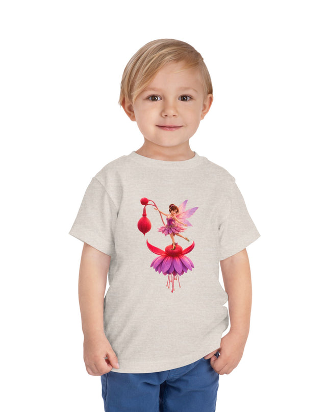 "Fuchsia Fairy" Toddler Short Sleeve Tee