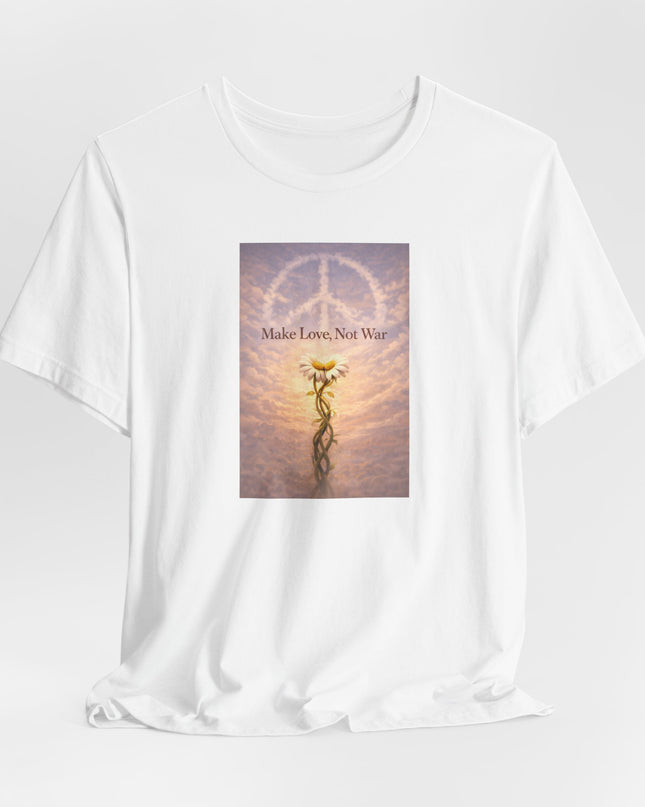 "Make Love Not War" Unisex Jersey Short Sleeve Tee